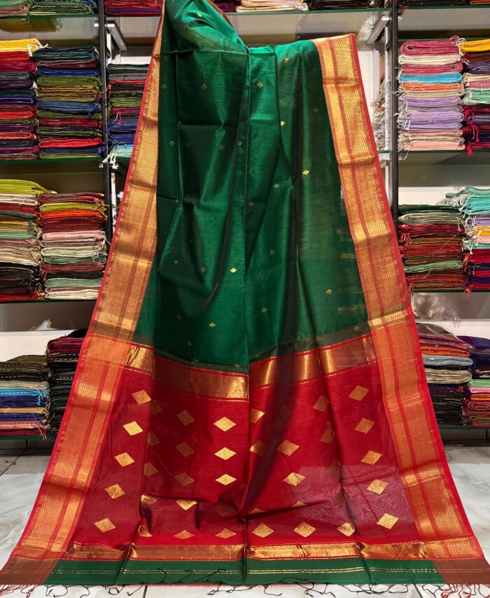 Maheshwari Silk Cotton Saree