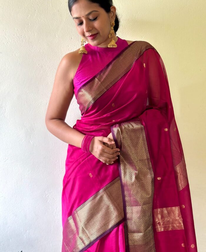 Sunita's Maheshwari Silk Cotton Saree