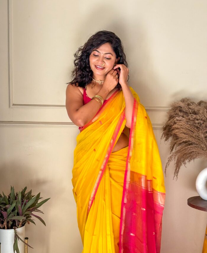 Maheshwari Silk Cotton Saree