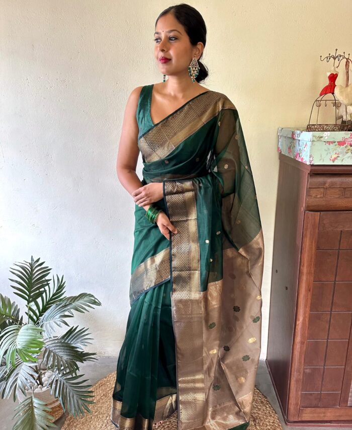 Maheshwari Silk Cotton Saree