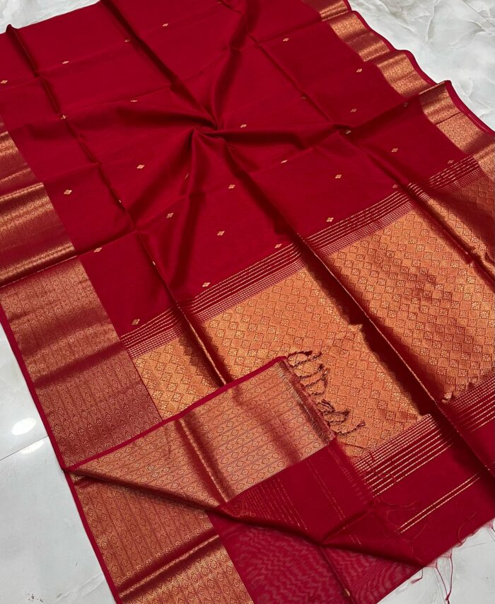 Maheshwari Silk Cotton Saree