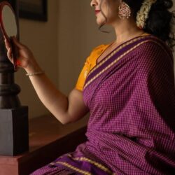 Kattam cotton silk saree