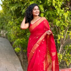 Maheshwari Handloom Soft Silk Cotton Saree