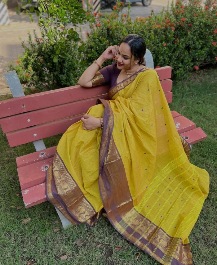 Kanchi Cotton Saree