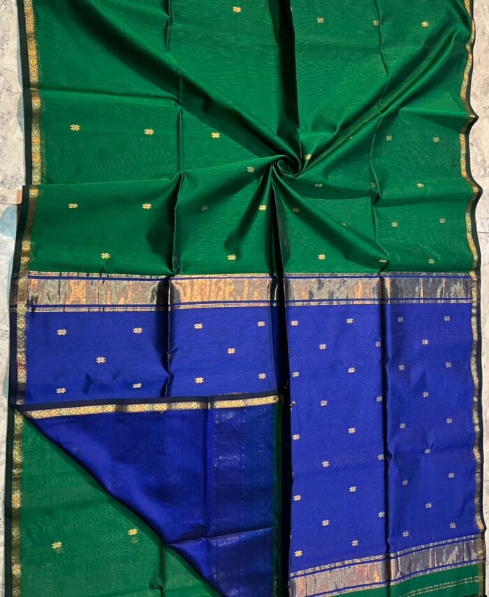 Maheshwari Handloom Silk Cotton Saree