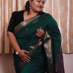 Handloom Maheshwari Silk Cotton Saree