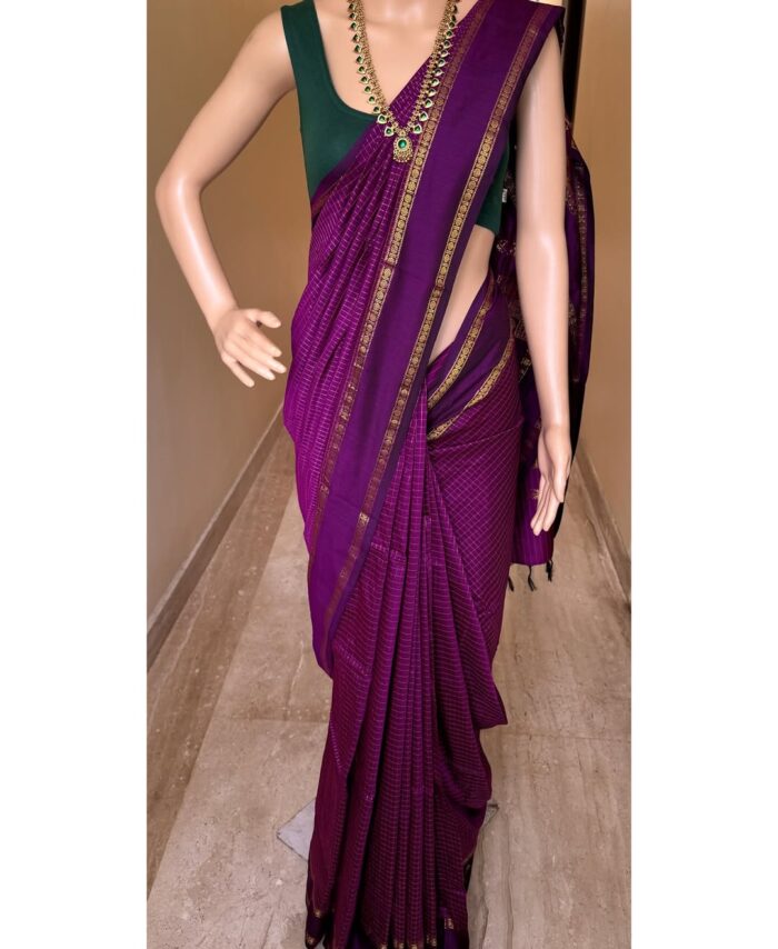 Vintage Semi Silk kattam cottonsilk sarees