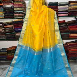 Festival Collection – Maheshwari Handloom Jari Chex Soft Silk Cotton Saree
