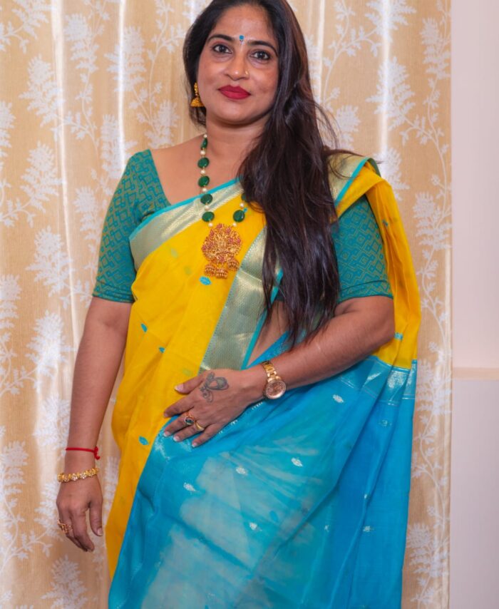 Maheshwari Cotton Silk Saree