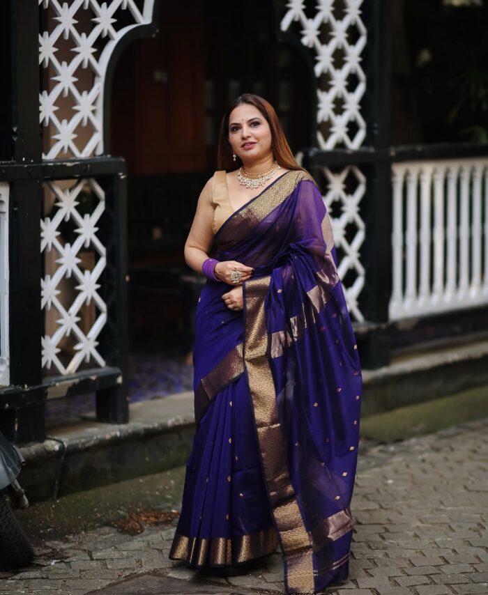 Maheshwari Silk Cotton Saree